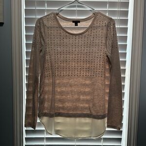 Ann Taylor XS blouse with sequins